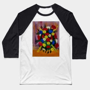 The bunch of mixed flowers . Baseball T-Shirt